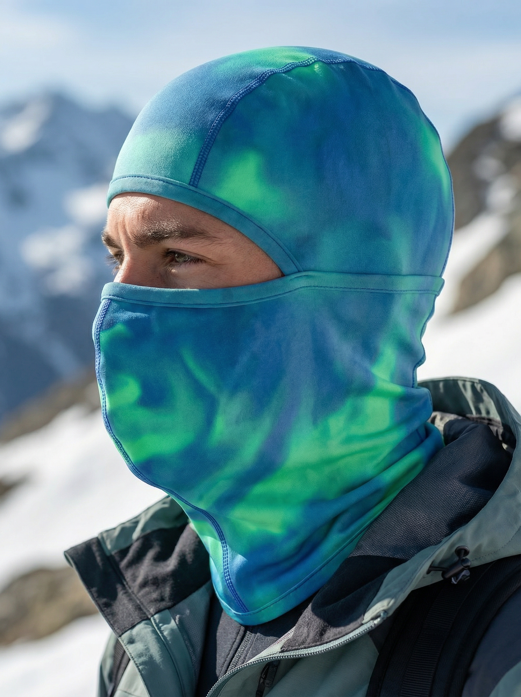 Thermal Shift GLACIER (Blue–Green) Balaclava