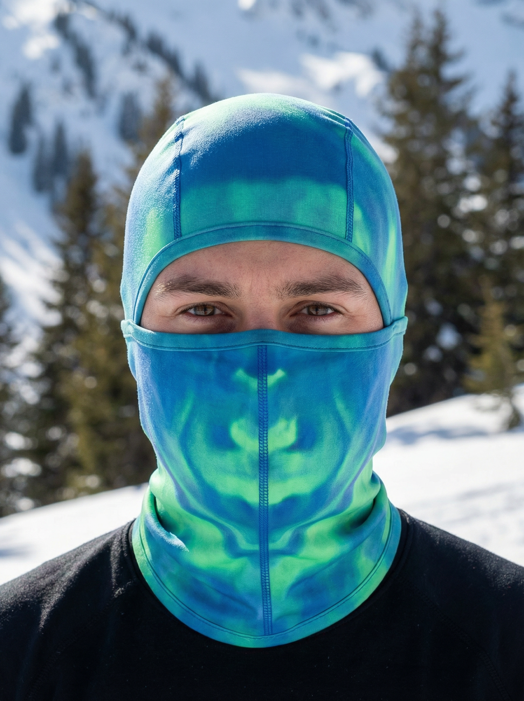 Thermal Shift GLACIER (Blue–Green) Balaclava